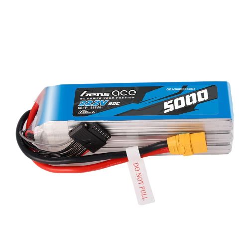 GEA506S60X9GT - Gens Ace G-Tech 5000mAh 22.2V 60C 6S1P XT90 LIPO GEA506S60X9GT GEA506S60X9GT - Gens Ace G-Tech 5000mAh 22.2V 60C 6S1P XT90 LIPO GEA506S60X9GT